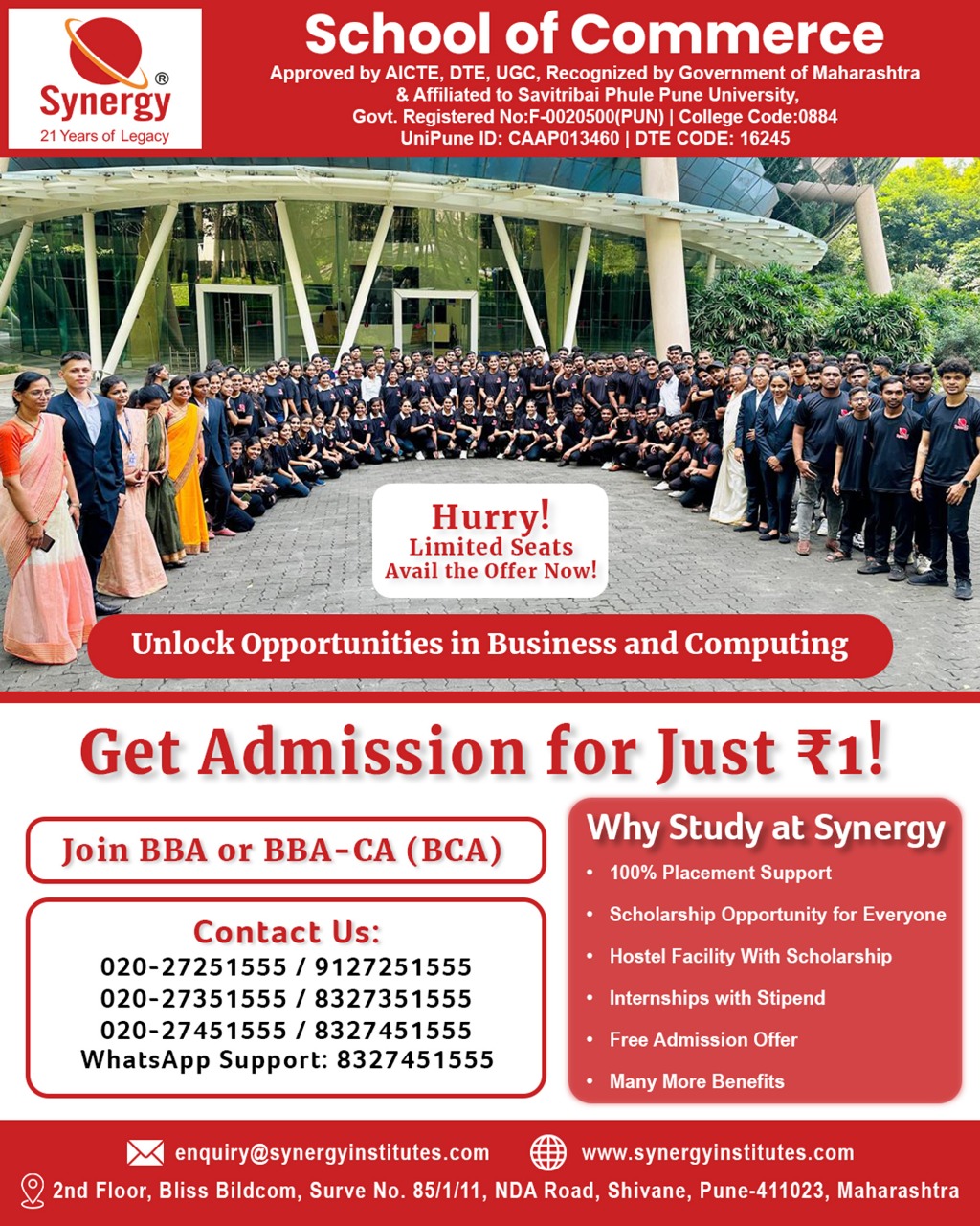 Admission Open 2025-26
